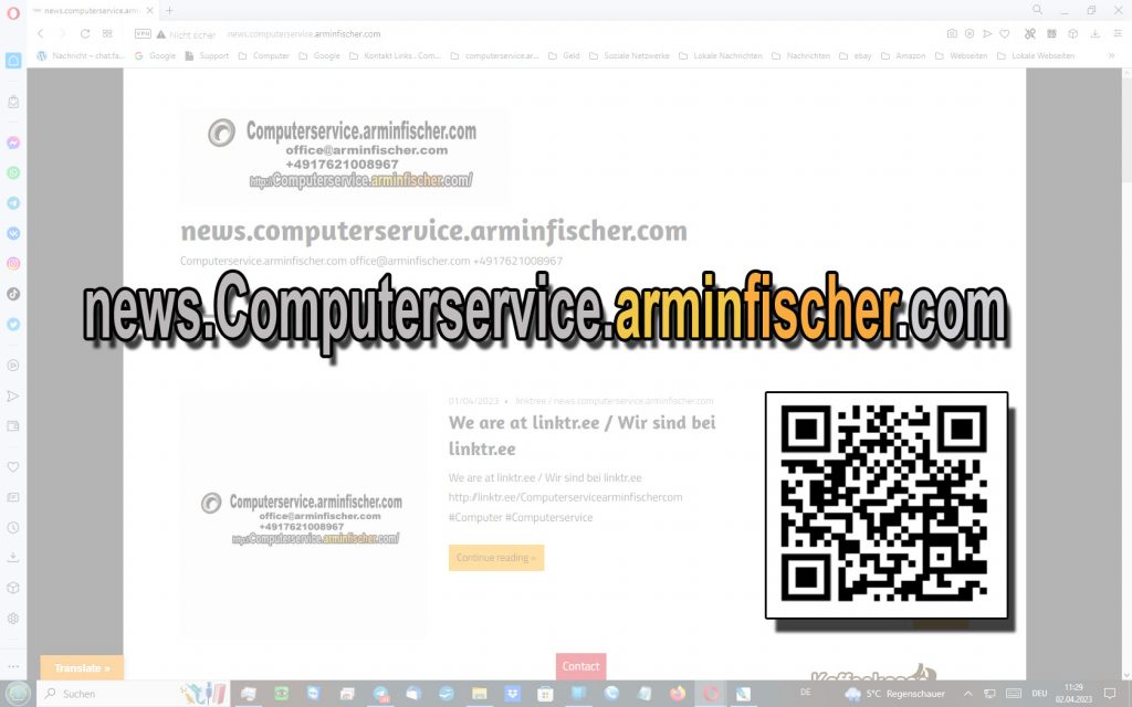 news.Computerservice.arminfischer.com #Servicenews 